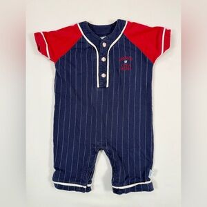 VINTAGE FIRST MOMENTS Early 2000s Little League Baseball Romper Baby Boys 3–6M